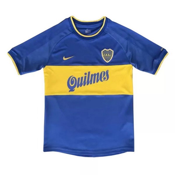 Maillot Football Boca Juniors Domicile Retro 2000 Bleu